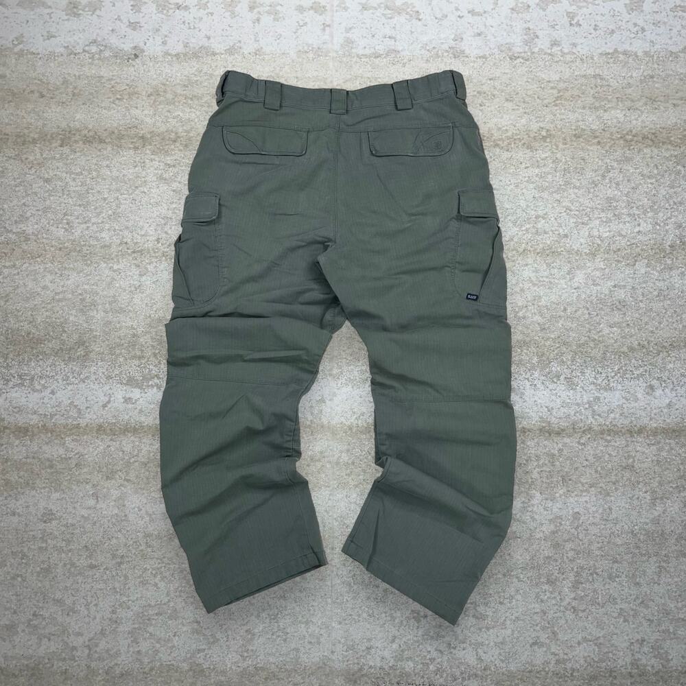 Vintage 90s 5.11 Tactical Pants 36x30 Baggy Olive Green Cargos Double Knees
